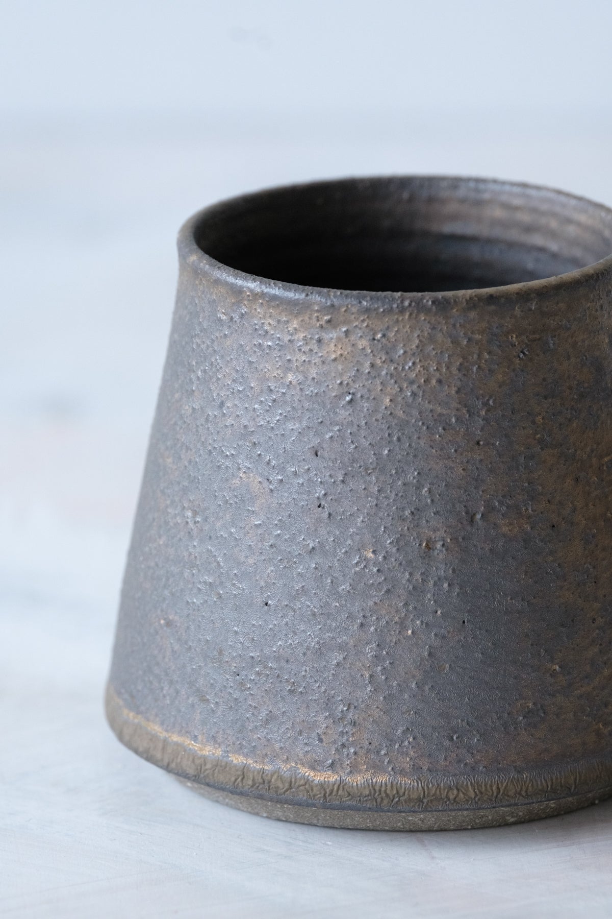 銅彩釉 マグカップ