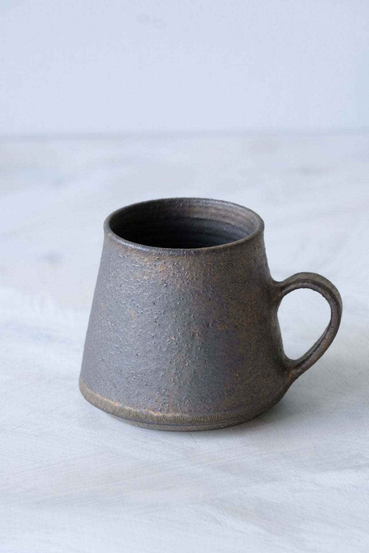 銅彩釉 マグカップ