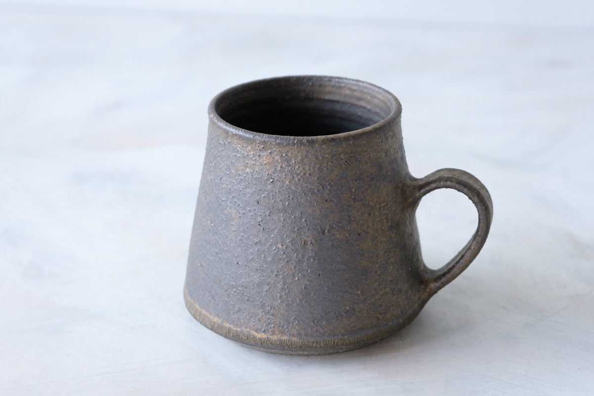 銅彩釉 マグカップ