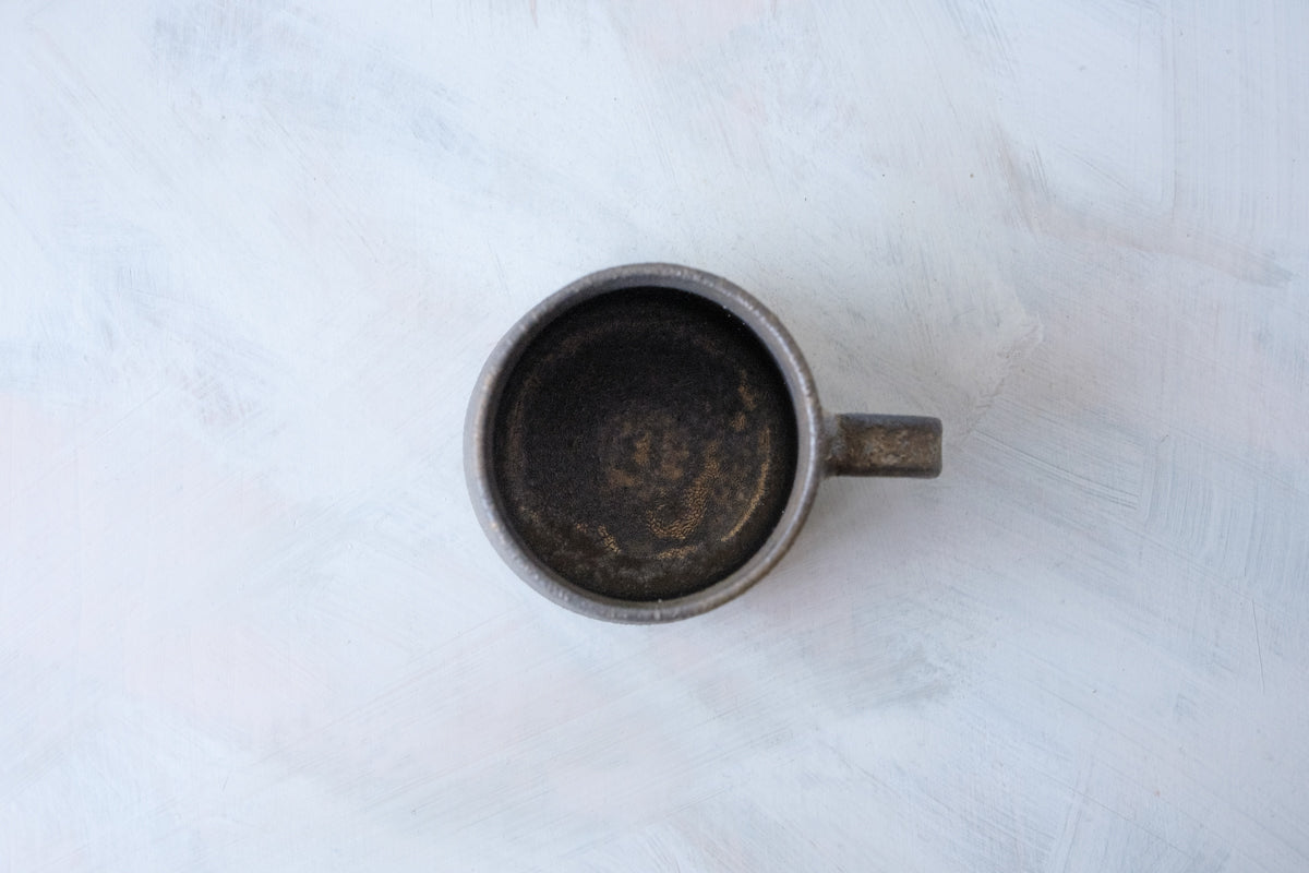 銅彩釉 マグカップ