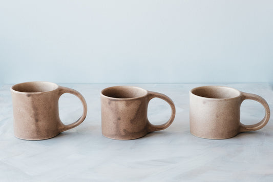 mug brown beige