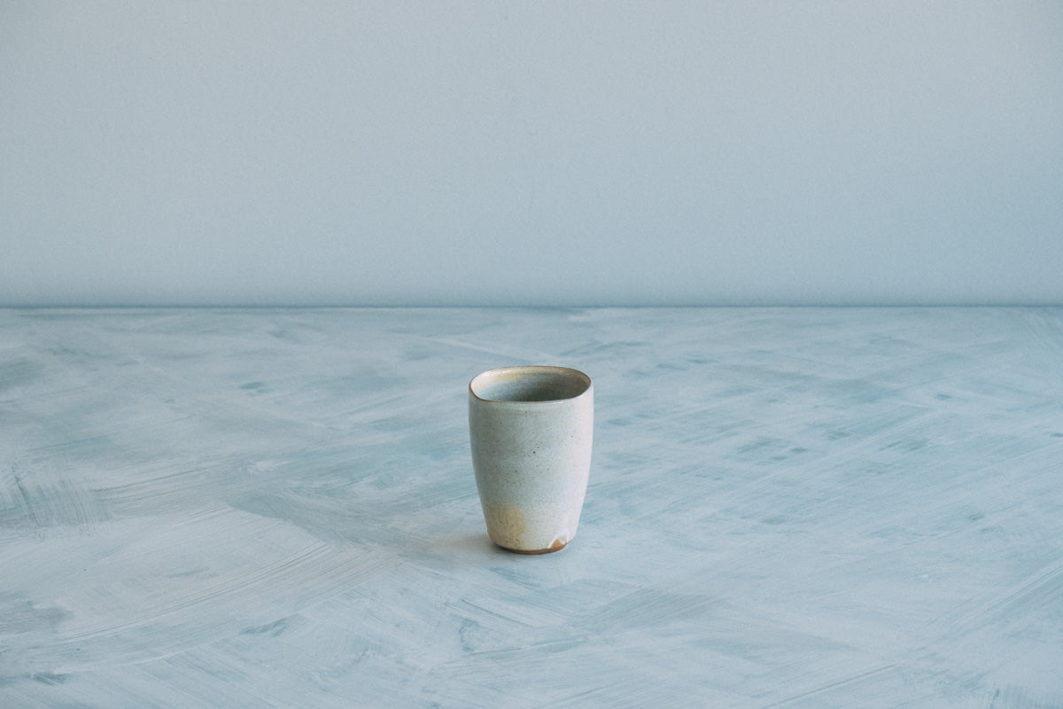 湯呑み（塩窯焼成） Tea cup