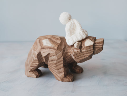 bear minimal knit cap